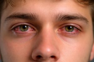 ojos rojos por marihuana