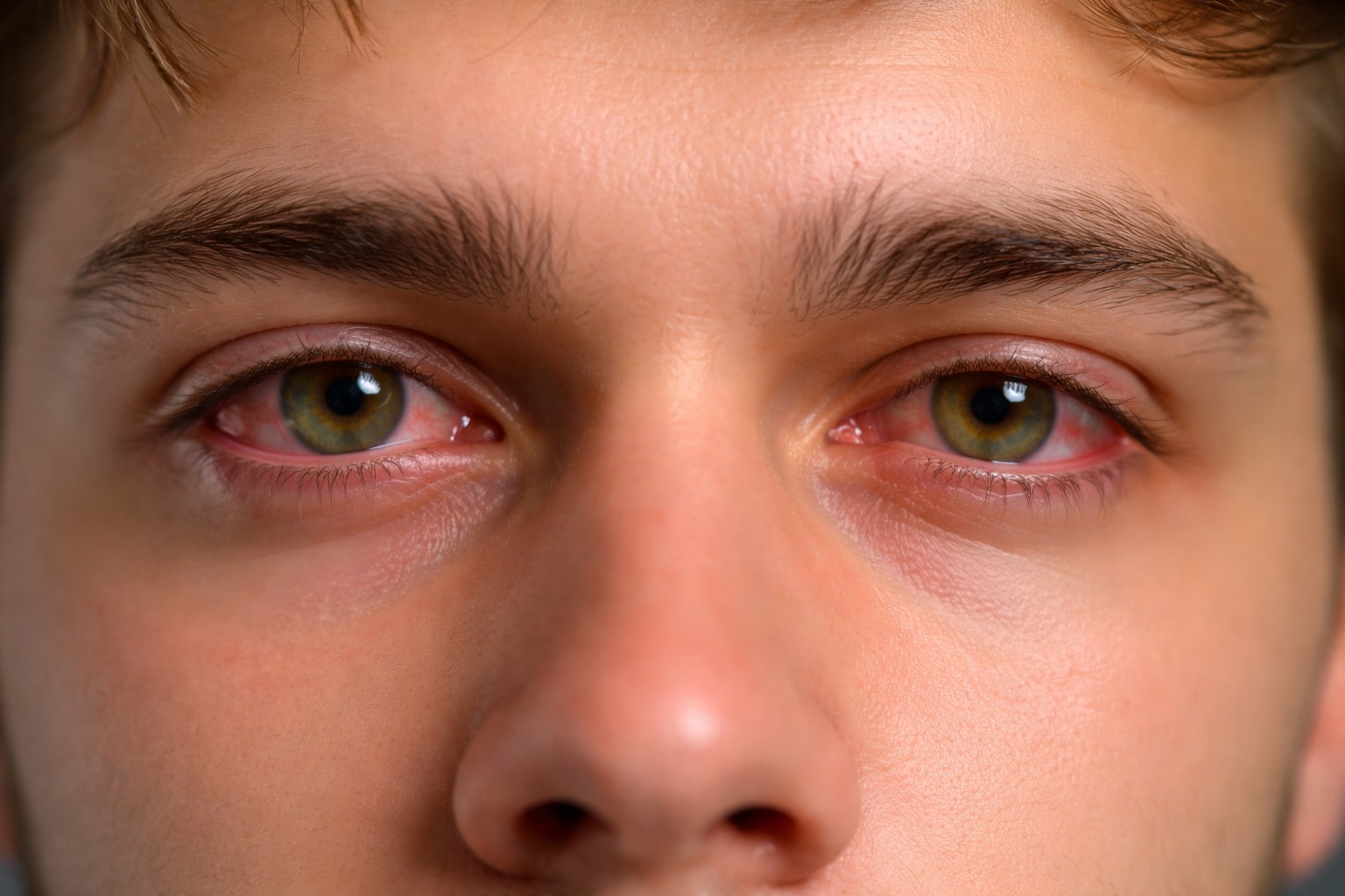 ojos rojos por marihuana