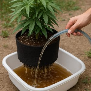 cuando regar las plantas de cannabis